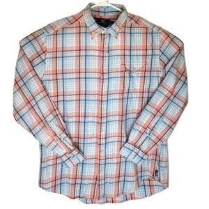 Vineyard Vines Crosby Slim Fit Plaid Button Down Shirt Mens Large Cotton